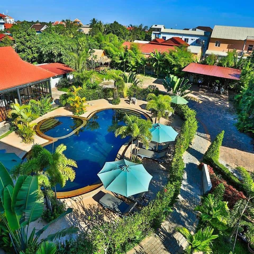 Hotel Lucky Garden Boutique Ciudad de Siem Riep Exterior foto